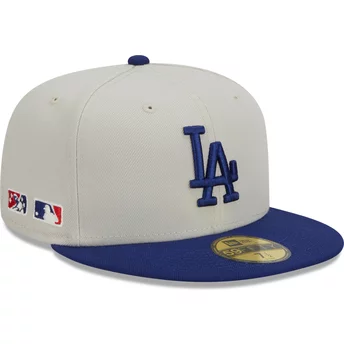 Casquette plate grise et bleue ajustée 59FIFTY Farm Team Los Angeles Dodgers MLB New Era