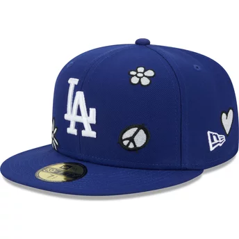 Casquette plate bleue ajustée 59FIFTY Sunlight Pop Los Angeles Dodgers MLB New Era