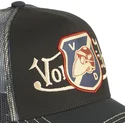 casquette-trucker-noire-vd-mic2-von-dutch