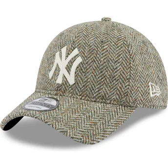 Casquette courbée grise ajustable 9TWENTY Tweed Pack New York Yankees MLB New Era