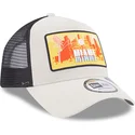 casquette-trucker-beige-a-frame-repreve-license-plate-miami-new-era