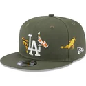 casquette-plate-verte-snapback-9fifty-koi-fish-los-angeles-dodgers-mlb-new-era