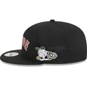 casquette-plate-noire-snapback-9fifty-post-up-pin-boston-red-sox-mlb-new-era