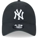casquette-courbee-noire-ajustable-9twenty-league-essential-new-york-yankees-mlb-new-era