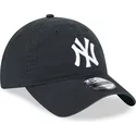 casquette-courbee-noire-ajustable-9twenty-league-essential-new-york-yankees-mlb-new-era