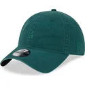 casquette-courbee-verte-ajustable-avec-logo-vert-9twenty-mini-logo-los-angeles-dodgers-mlb-new-era