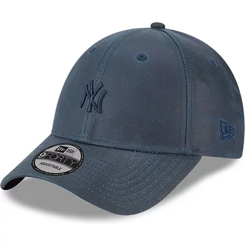Casquette courbée bleue marine ajustable avec logo bleu marine 9FORTY Millerain New York Yankees MLB New Era