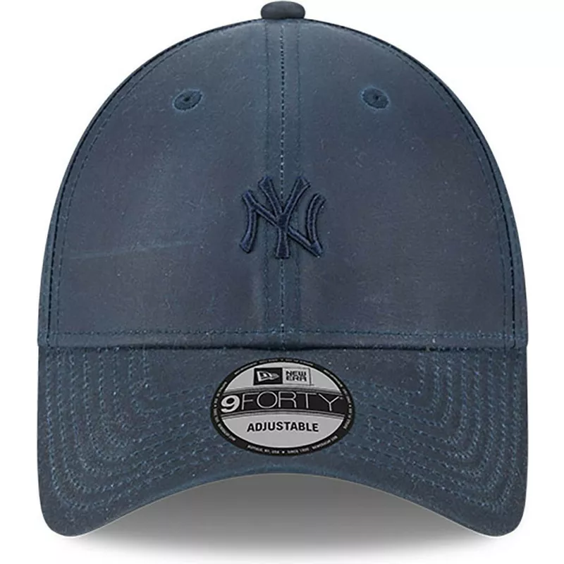 casquette-courbee-bleue-marine-ajustable-avec-logo-bleu-marine-9forty-millerain-new-york-yankees-mlb-new-era