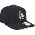 casquette-courbee-noire-snapback-a-frame-foil-pack-los-angeles-dodgers-mlb-new-era