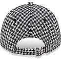 casquette-courbee-noire-et-blanche-ajustable-pour-femme-9forty-houndstooth-new-york-yankees-mlb-new-era