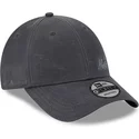 casquette-courbee-grise-ajustable-9forty-millerain-new-era