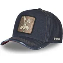 casquette-courbee-bleue-marine-denim-coyote-loo8-coy1-looney-tunes-capslab