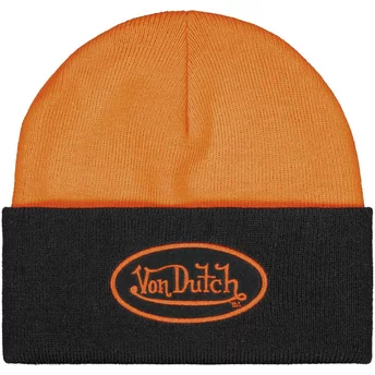 Bonnet noir et orange BON HIGH NO Von Dutch