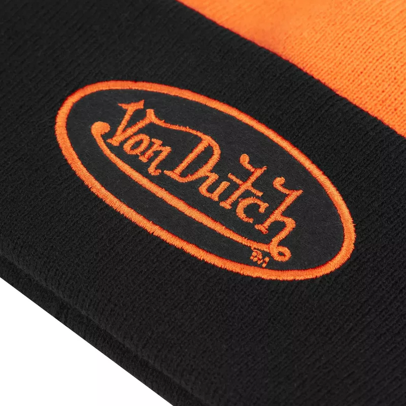bonnet-noir-et-orange-bon-high-no-von-dutch