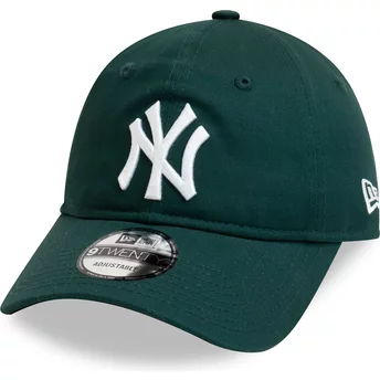 Casquette courbée verte foncé ajustable 9TWENTY League Essential New York Yankees MLB New Era