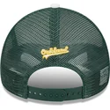 casquette-trucker-blanche-et-verte-9forty-a-frame-circle-oakland-athletics-mlb-new-era