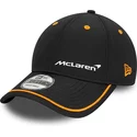 casquette-courbee-noire-ajustable-9forty-contrast-piping-mclaren-racing-formula-1-new-era