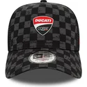 casquette-trucker-noire-9forty-a-frame-all-over-print-check-ducati-motor-motogp-new-era