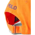 casquette-courbee-orange-ajustable-avec-logo-bleu-cotton-chino-classic-sport-polo-ralph-lauren