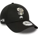 casquette-courbee-noire-ajustable-9forty-minor-league-lansing-lugnuts-milb-new-era