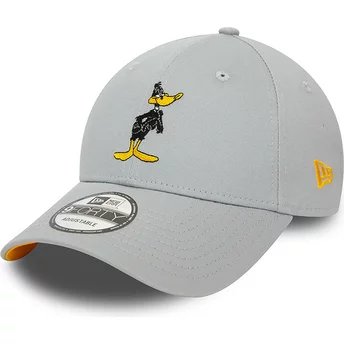 Casquette courbée grise ajustable 9FORTY Character Daffy Duck Looney Tunes New Era