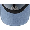 casquette-courbee-bleue-ajustable-9twenty-washed-denim-new-york-yankees-mlb-new-era