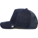 casquette-courbee-bleue-marine-snapback-the-farm-nude-denim-goorin-bros