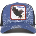 casquette-trucker-bleue-marine-aigle-freedom-a-the-w-in-a-d-the-farm-paisley-goorin-bros