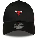 casquette-trucker-noire-ajustable-9forty-home-field-chicago-bulls-nba-new-era