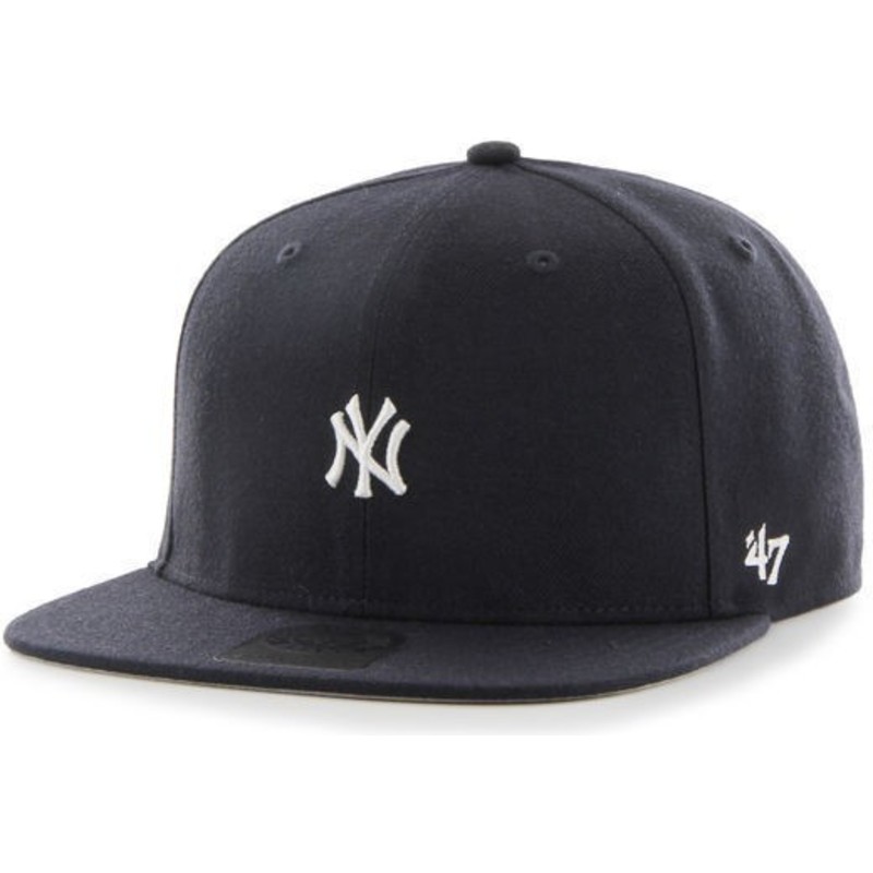 casquette-plate-bleue-marine-snapback-new-york-yankees-mlb-centerfield-47-brand