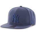 casquette-plate-bleue-snapback-avec-grand-logo-new-york-yankees-mlb-no-shot-47-brand