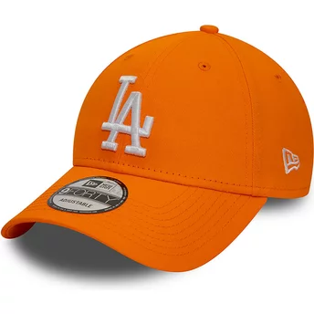 Casquette courbée orange ajustable 9FORTY League Essential Los Angeles Dodgers MLB New Era