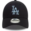 casquette-courbee-bleue-marine-ajustable-9forty-animal-infill-los-angeles-dodgers-mlb-new-era