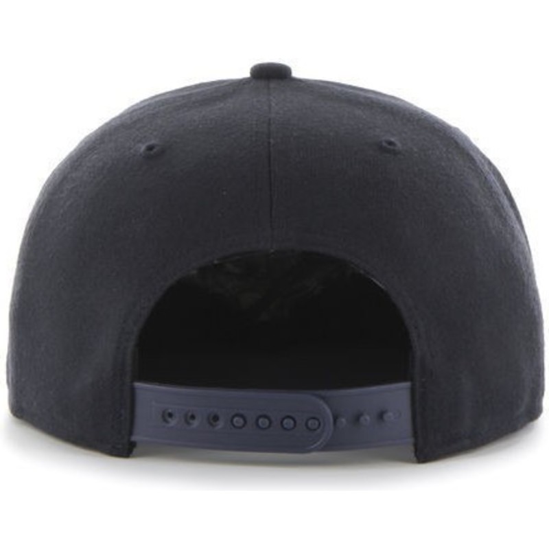 casquette-plate-noire-snapback-avec-logo-blanc-los-angeles-dodgers-mlb-sure-shot-47-brand