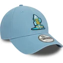 casquette-courbee-bleue-ajustable-9forty-ice-cream-character-new-era