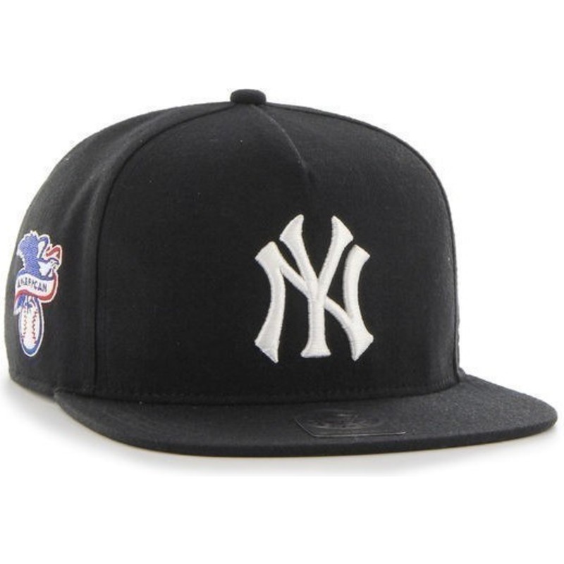 casquette-plate-noire-snapback-new-york-yankees-mlb-sure-shot-47-brand
