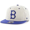 casquette-plate-grise-snapback-avec-rayures-bleues-los-angeles-dodgers-mlb-47-brand