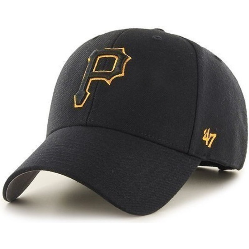 casquette-courbee-noire-pittsburgh-pirates-mlb-47-brand