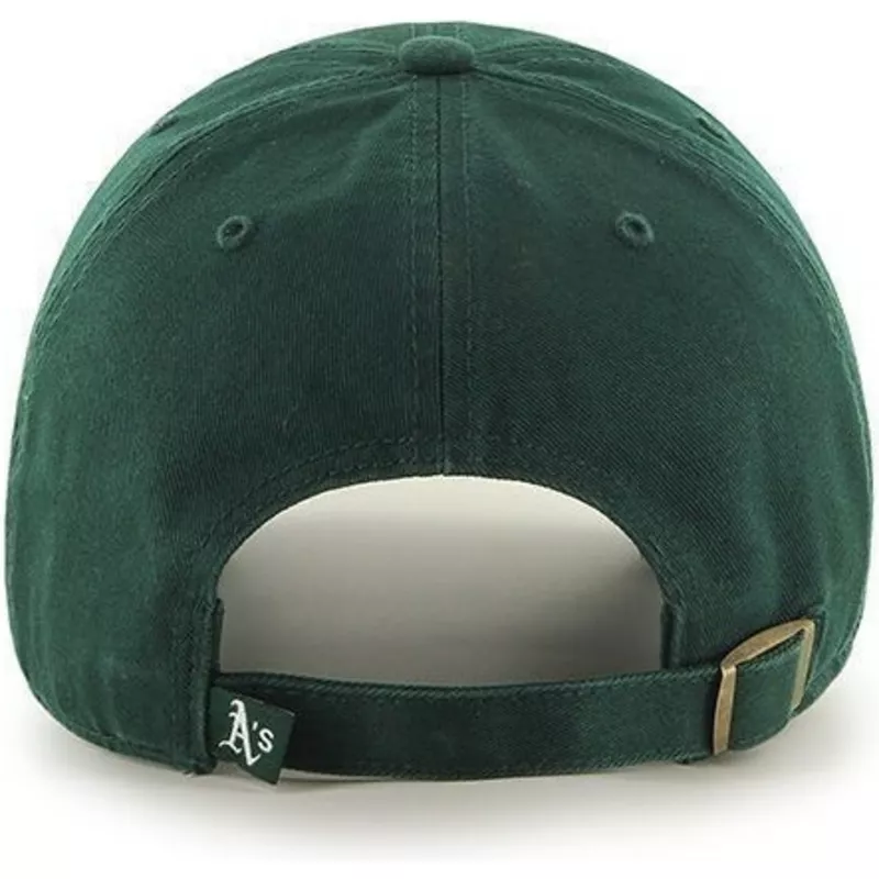 casquette-courbee-verte-oakland-athletics-mlb-clean-up-47-brand