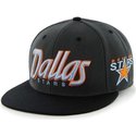 casquette-plate-noire-snapback-avec-lettres-de-dallas-stars-nhl-47-brand