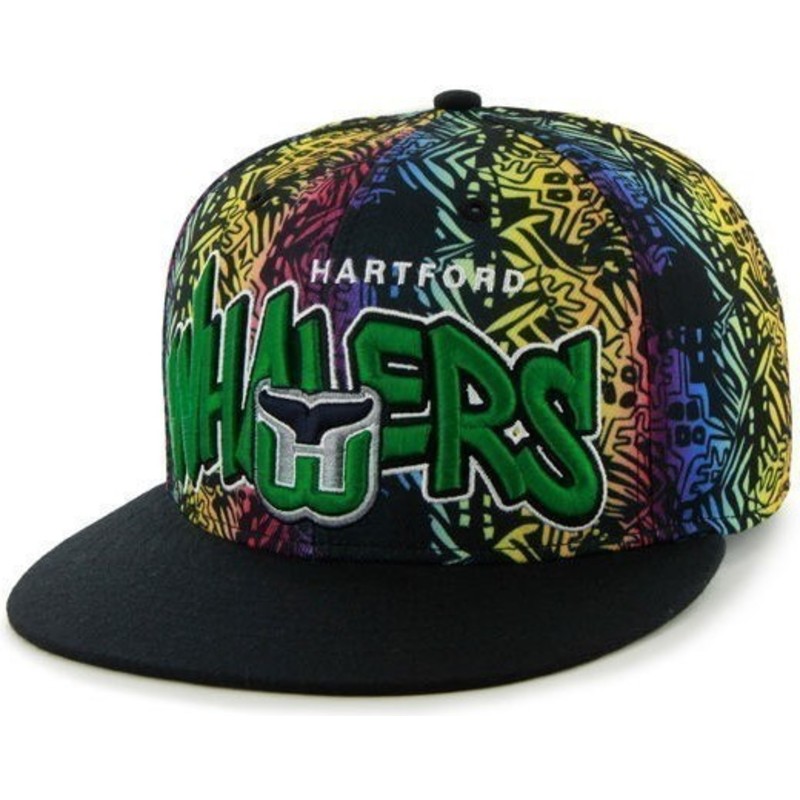 casquette-plate-multicolore-snapback-hartford-whalers-nhl-47-brand