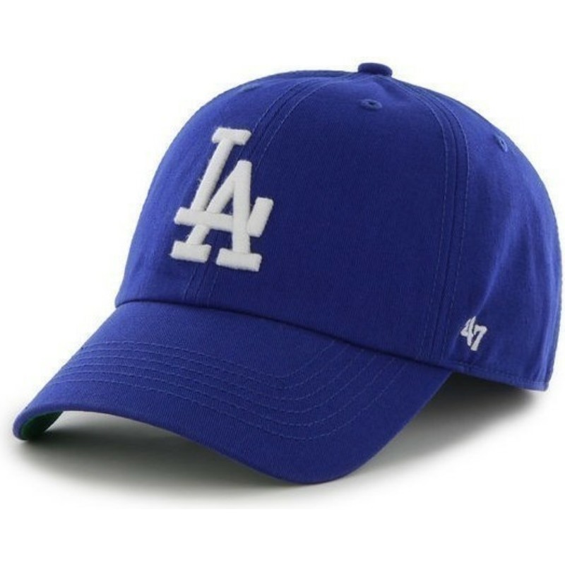 casquette-courbee-bleue-los-angeles-dodgers-mlb-franchise-47-brand