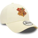 casquette-courbee-beige-ajustable-9forty-hogwarts-harry-potter-new-era