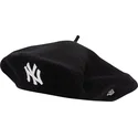 beret-noir-pour-femme-wool-beret-new-york-yankees-mlb-new-era