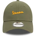 casquette-courbee-verte-ajustable-9forty-seasonal-vespa-piaggio-new-era