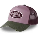 casquette-trucker-rose-et-verte-kabu-von-dutch