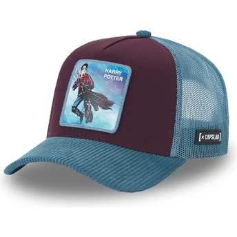 Casquette trucker grenat et bleue Harry Potter POT4 Capslab