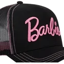 casquette-trucker-noire-bar6-barbie-capslab