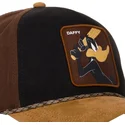 casquette-trucker-noire-et-marron-daffy-duck-loo10-daf-looney-tunes-capslab