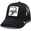 casquette-trucker-noire-deadly-the-deadliest-scorpion-the-farm-goorin-bros